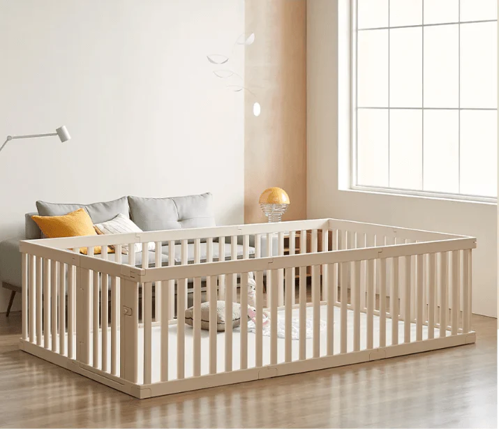 ALZiP Woodly Baby Playpen — 10P G (200 × 140 cm)